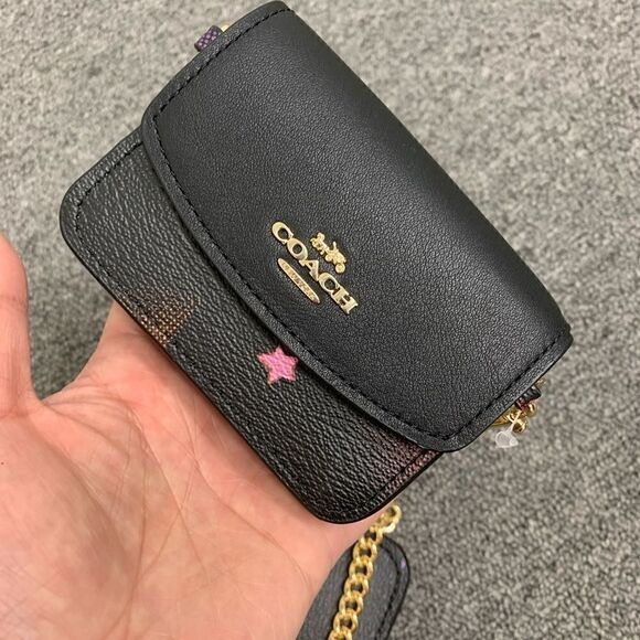 New Coach 3 In 1 Poppy Crossbody With Disco Star Print - Picture 6 of 15